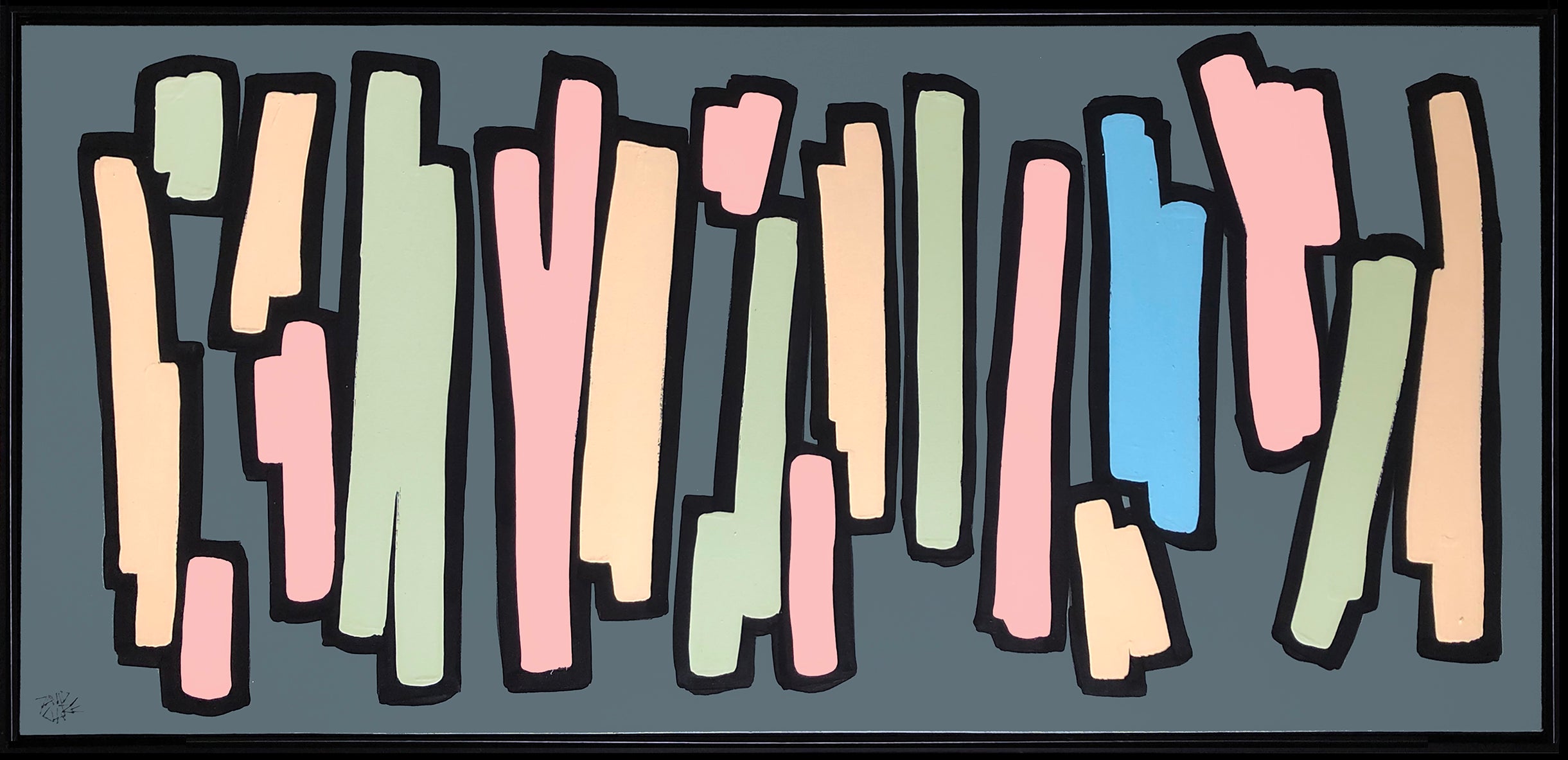 Blue Poles 2