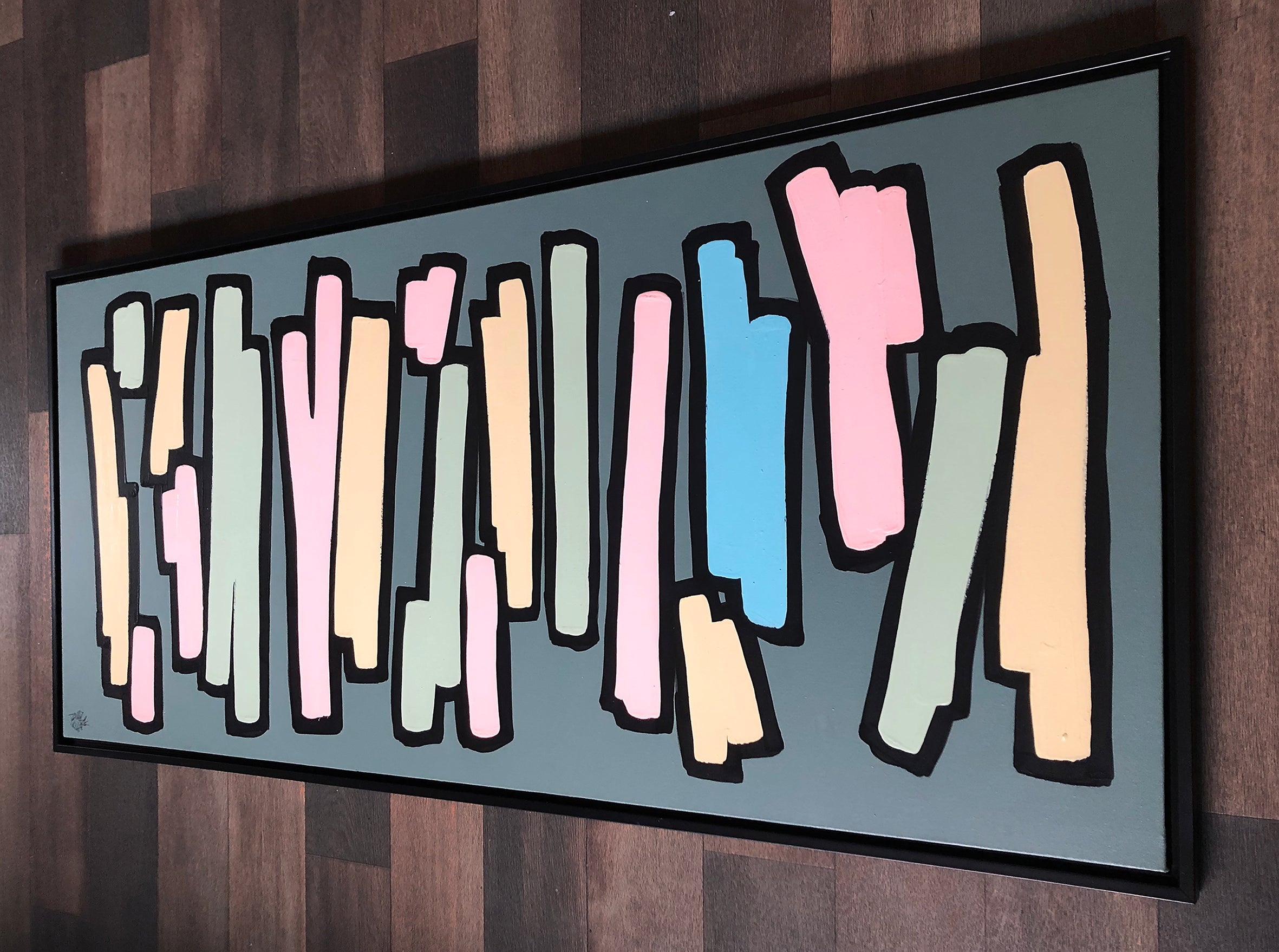 Blue Poles 2