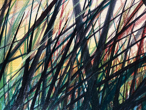 Beach Grass In The Sunset