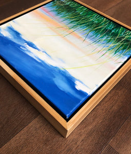 Beach Grass With Dark Sky