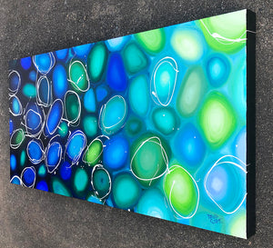 Blue Green Pebbles