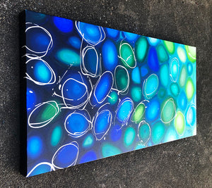 Blue Green Pebbles