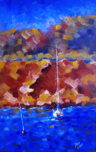 Bouy And Boat