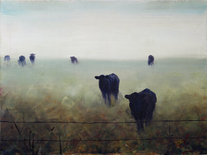 Cows In The Mist