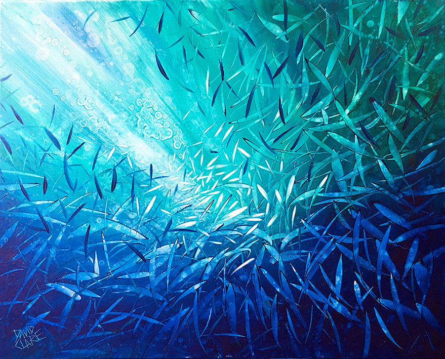 Fish In Blue And Green