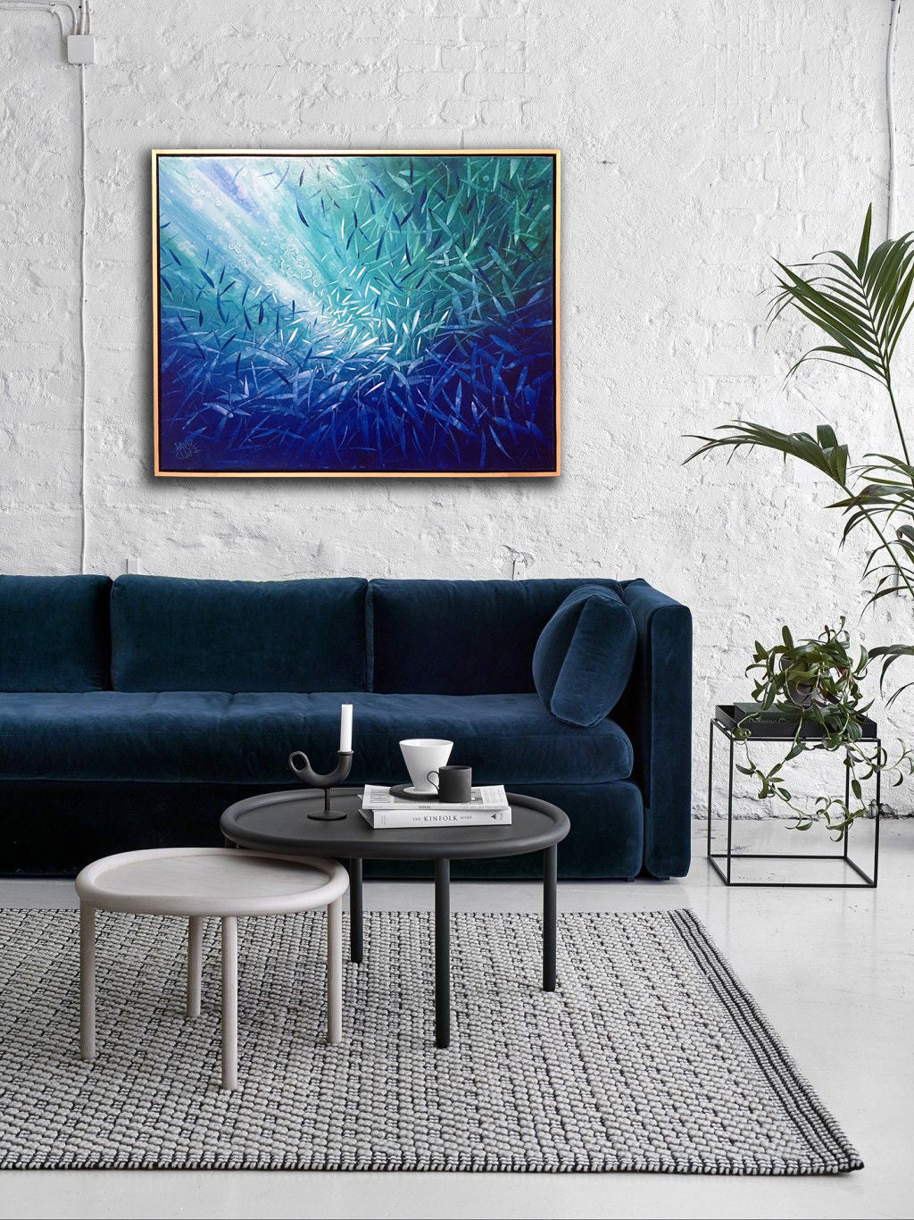 Fish In Blue And Green