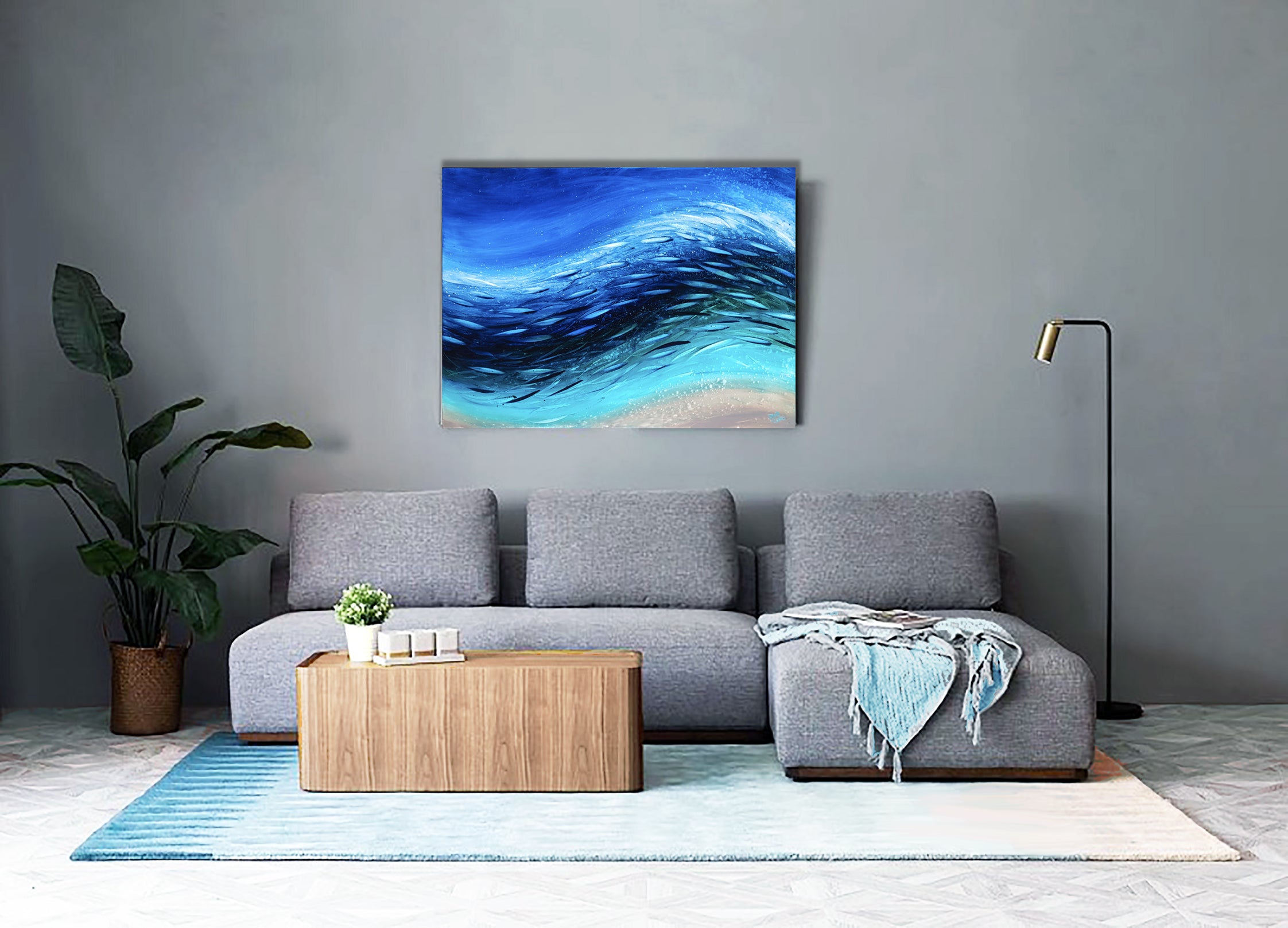 Fish Wave With Sand