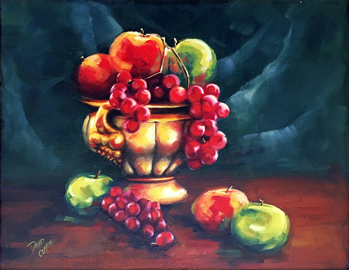Gold Fruit Bowl
