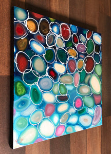 Pebbles In Brown And Green