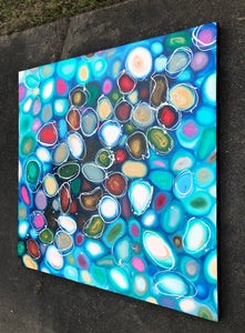Pebbles In Pink And Green