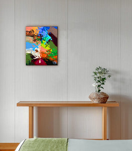 Small Abstract Painting In Acrylic